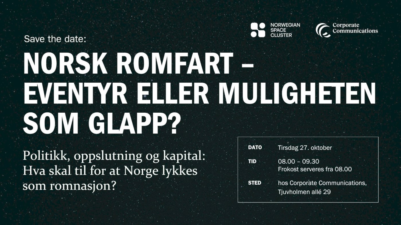 Norsk romfart - Eventyr eller muligheten som glapp ?