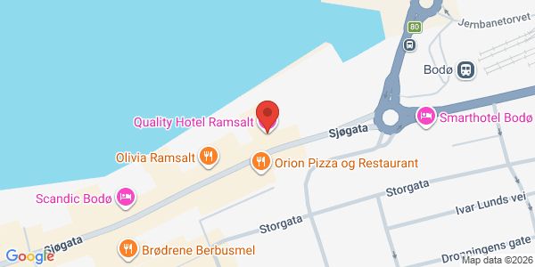 Map displaying event location
