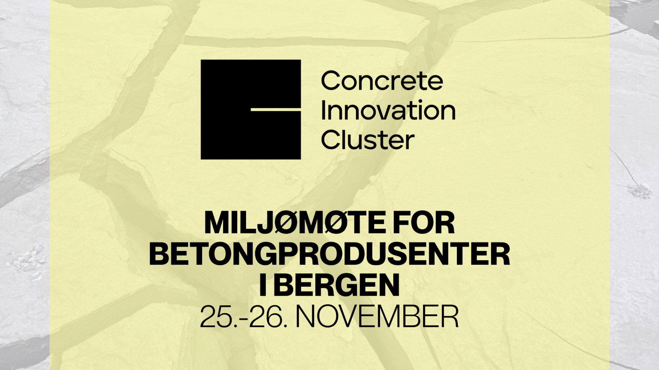 Miljømøte for betongprodusenter // BERGEN