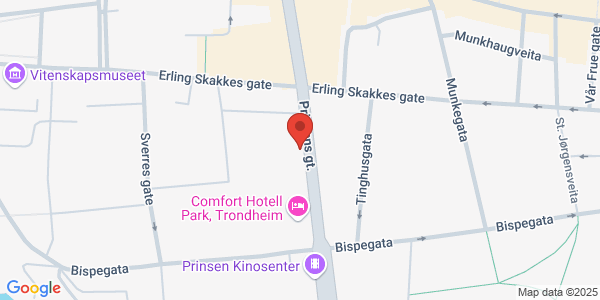 Map displaying event location