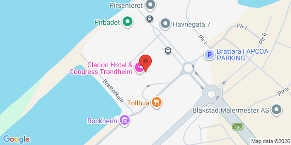 Map displaying event location