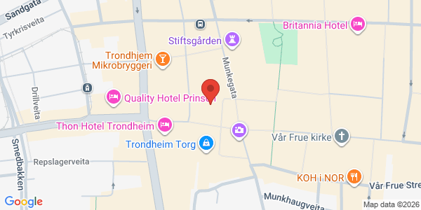 Map displaying event location