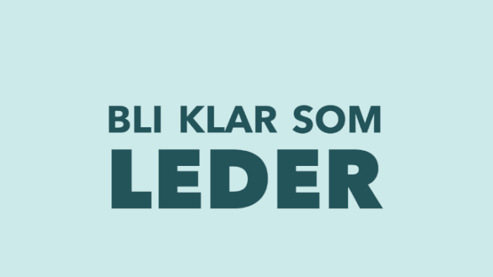 Nettkurs: Bli klar som leder