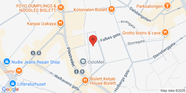 Map displaying event location