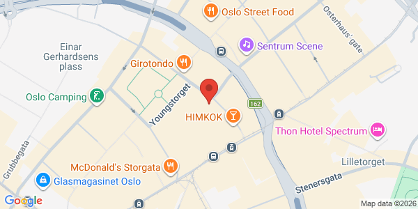 Map displaying event location