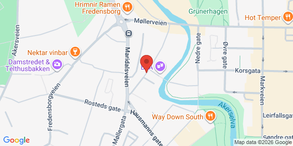 Map displaying event location