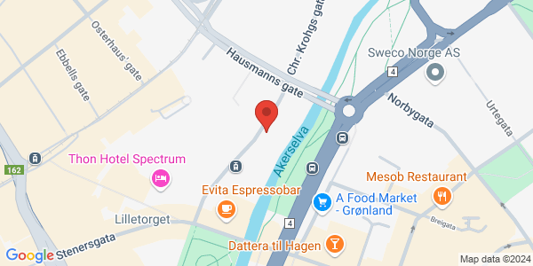 Map displaying event location
