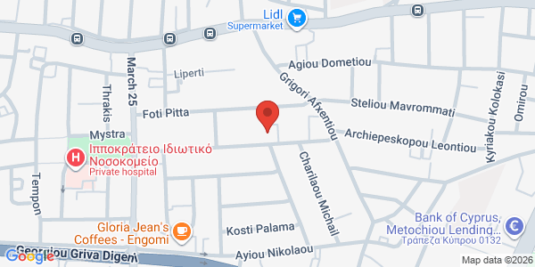 Map displaying event location