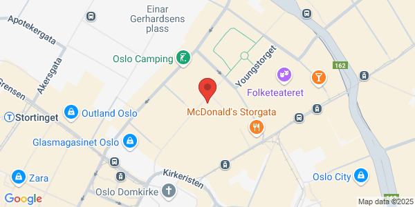 Map displaying event location
