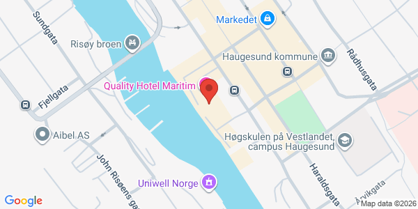 Kart som viser hvor arrangementet foregår