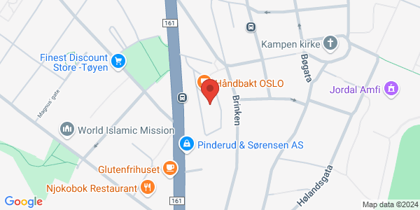 Map displaying event location