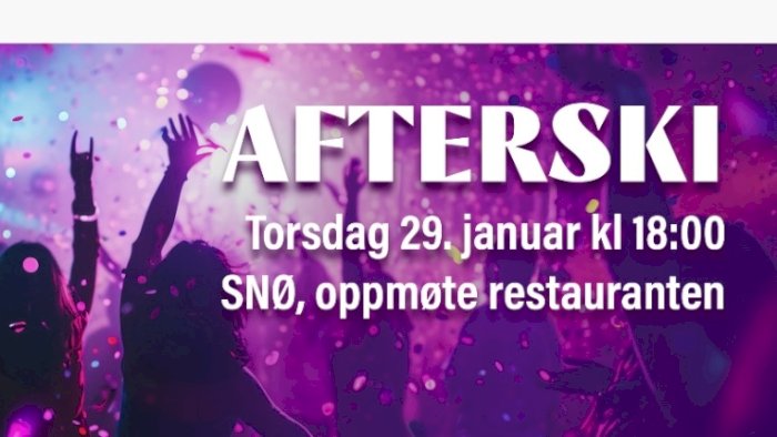 Afterski på SNØ!