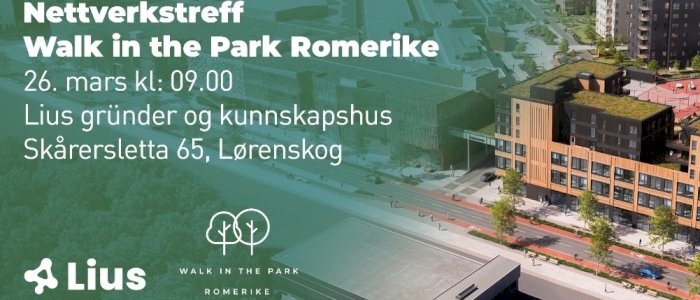 Walk in the park Romerike til Lius kunnskapshus