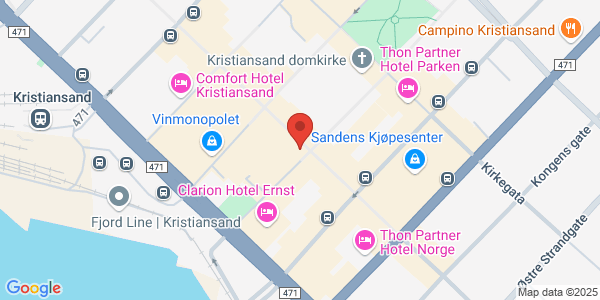 Map displaying event location
