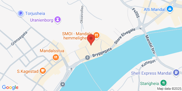 Map displaying event location