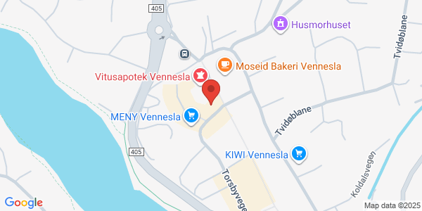 Map displaying event location