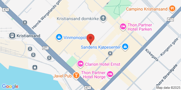 Map displaying event location