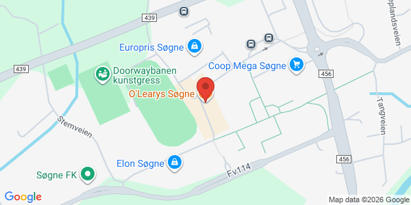 Map displaying event location