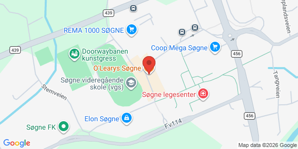 Map displaying event location