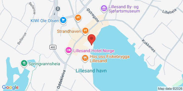 Map displaying event location