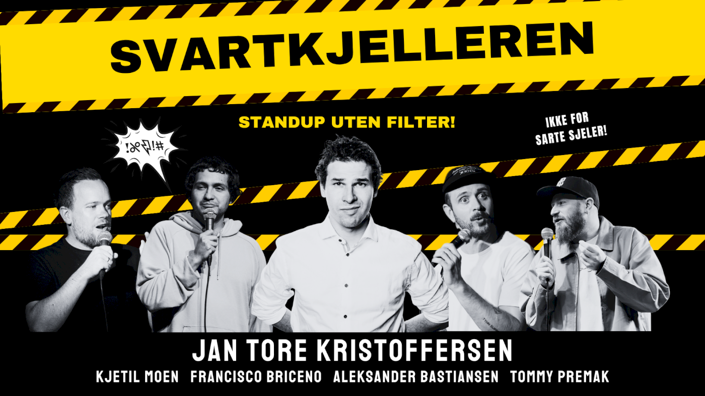SVARTKJELLEREN - Standup uten filter! Headliner Jan Tore Kristoffersen