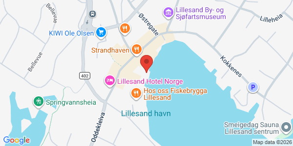 Kart som viser hvor arrangementet foregår
