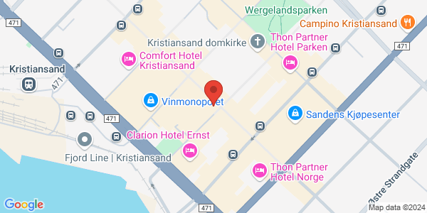 Map displaying event location