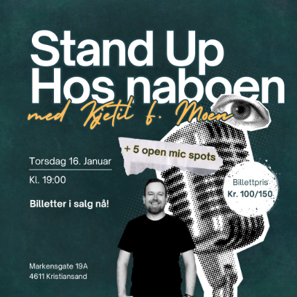 Standup hos Naboen med Kjetil F. Moen
