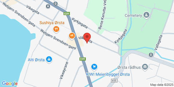Map displaying event location