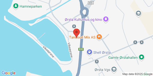 Map displaying event location