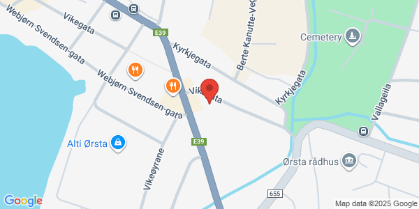 Map displaying event location