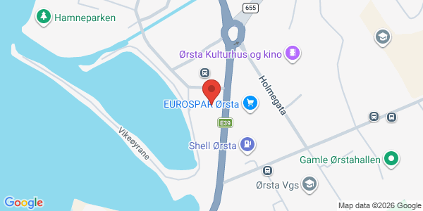 Map displaying event location