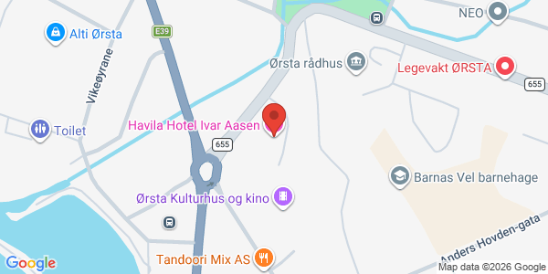 Map displaying event location