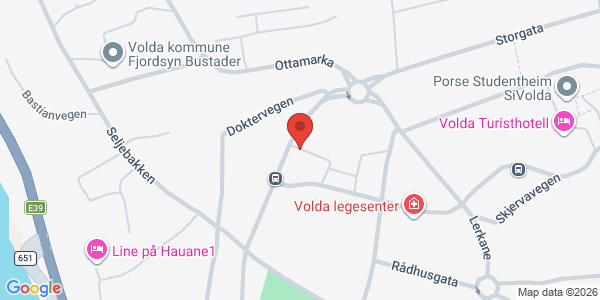 Map displaying event location