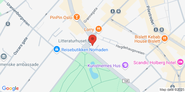 Map displaying event location