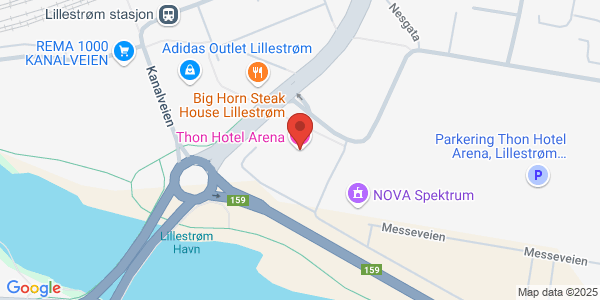 Map displaying event location