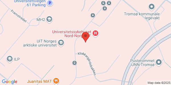 Map displaying event location