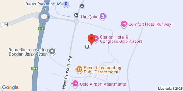 Map displaying event location