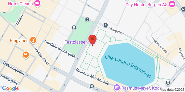 Map displaying event location