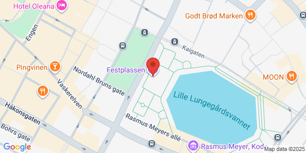 Map displaying event location