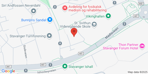 Map displaying event location