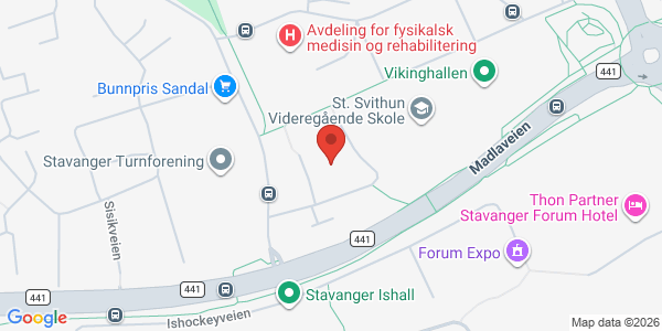 Map displaying event location