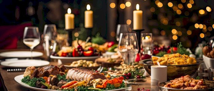 Julebord med julemiddag og musikk