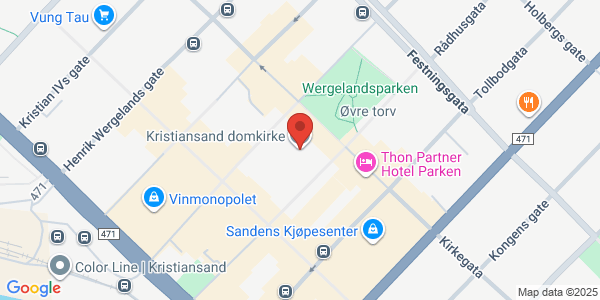 Map displaying event location