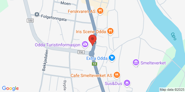 Map displaying event location