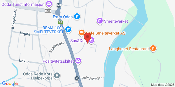 Map displaying event location
