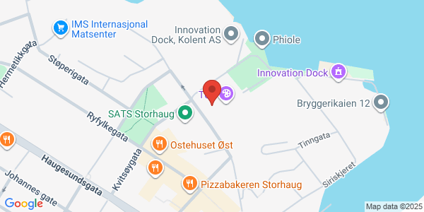 Map displaying event location