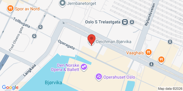 Map displaying event location
