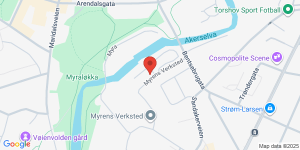 Map displaying event location