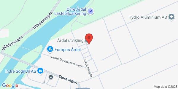 Map displaying event location